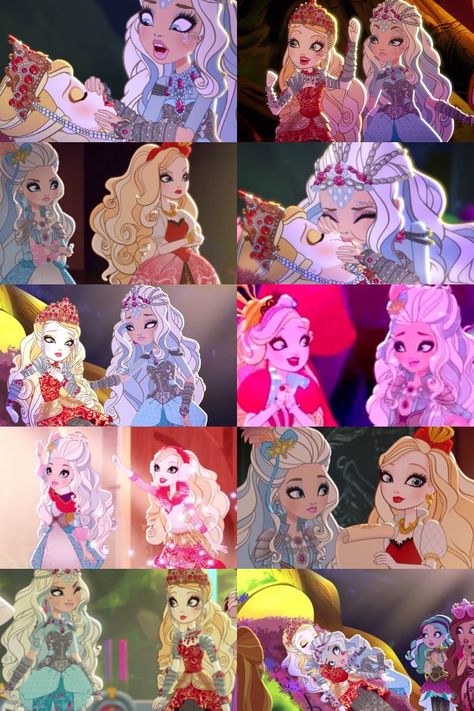 Dappling (Darling Charming & Apple White - Ever After High) Darling And Apple Ever After High, Apple White Darling Charming, Apple White X Darling Fanart, Eah Apple X Darling, Ever After High Darling X Apple, Darling Charming X Apple White, Ever After High Couples, Ever After High Apple X Darling, Apple White X Darling Charming