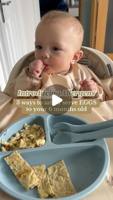 Baby Leo on Instagram: "Introducing eggs early can be part of a strategy to reduce allergy risks. Here are some of the ways to serve EGGS safely to your baby 🍳 

#babytips #babyfood #foodallergen #babyledweaning #blw #blwrecipes #blwideas #blwinspiration #babyled #babyledweaningideas #weaningjourney #weaningbaby #motherhood #parentingtips #firsttimemon #momlife #momhack #momtips #babyhacks #breastmilk" Eggs For 6 Month Old Baby, 6 Month Old Baby Food, 7 Month Old Baby, 6 Month Old Baby, Baby Weaning, Food Allergens, 6 Month Baby, 6 Month Olds, Baby Led Weaning