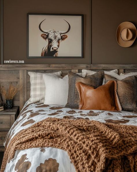 Gray Western Bedroom, Ranch Style Bedroom, Western Style Bedroom, Western Themed Bedroom, Western Room, Western Rooms, Western Bedroom, Themed Bedroom, Style Bedroom