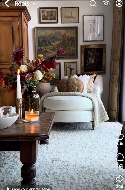 Victorian Coffee Table, Friday Flowers, Cottage Core Home, Happy April, My Dearest, Living Room Design Inspiration, Apartment Life, Fall Layers, Seasonal Home Decor