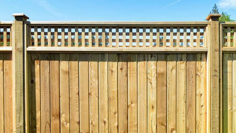 How to Make a Fence Taller for Privacy: 5 Simple Ways Extended Fence Height, Make A Fence Taller, Fence Toppers For Privacy, How To Make Fence, Fence With Lattice Top, Wood Privacy Fence, Fence Toppers, Living Fence, Mesh Fencing