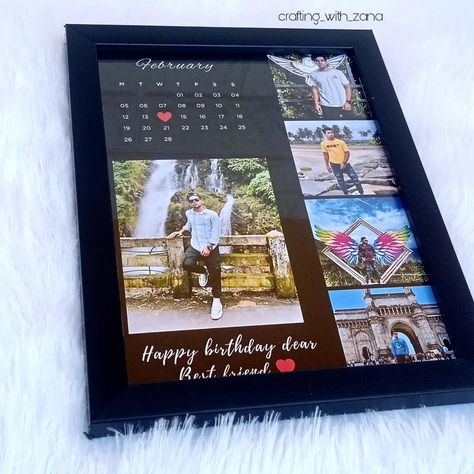 Birthday frame💙✨ Dm for orders @crafting_with_zana #frames#birthdayframe#forhim#birthdaygiftideas#modelframe#friendship#friends#birthday#allsizeframes#share#malayalis#instagram#craftpage#like#share#diy#fyp#love#friendshipgoals#birthdayfun Happy Birthday Brother Frame Instagram, Birthday Photo Frame Ideas Diy Gifts, Instagram Birthday Frame, Birthday Frame For Brother, Photo Frames Ideas, Birthday Photo Frame Design, Ab Pics, Boys Mirror, Bf Gift