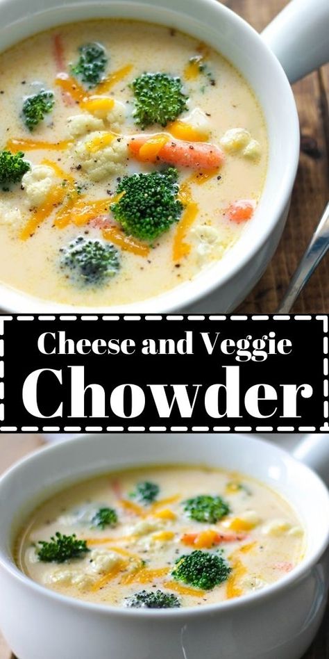 Veggie Chowder Recipes, Veggie Chowder, Vegetable Chowder, Stews Recipes, Chowder Soup, Chowder Recipes, Cooking Classy, Cheese Soup, Slow Cooker Soup