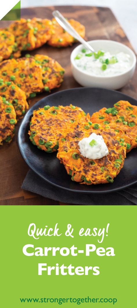 Frozen Peas And Carrots Recipe, Indian Fritters, Leap Recipes, Peas And Carrots Recipe, Pea Fritters, Peas And Carrots, Wheat Free Recipes, Fritter Recipes, Tasty Kitchen