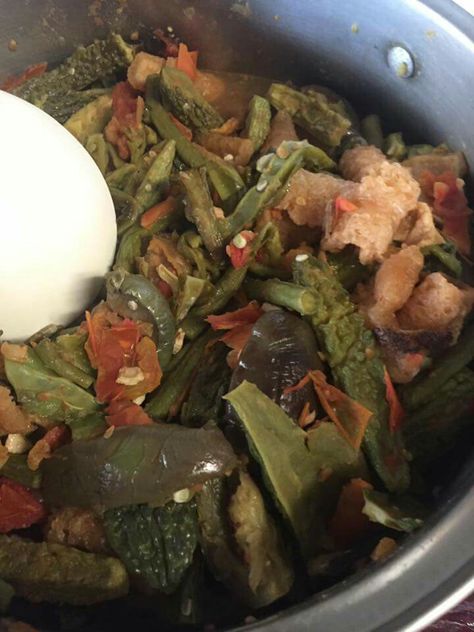 Ilocano Pinakbet Pinakbet Ilocano, Halo Halo, Pinoy Food, Palak Paneer, Paneer, Meat, Ethnic Recipes, Quick Saves, Regional