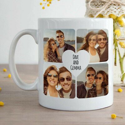 Personalized Coffee Mug / Custom Photo Text Logo Name Printed / Gift Cup... Photo Cup, Sublimacion Ideas, Photo On Mug, Personalized Coffee Cup, Picture Mugs, Photo Mug, Customised Mugs, Couple Mugs, Logo Name