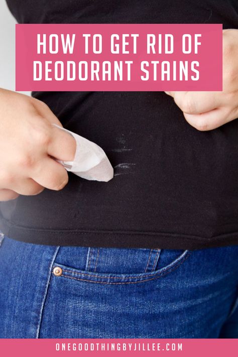 How to Remove Deodorant Stains at Home How To Remove Deodorant Stains On Black, How To Get Rid Of Deodorant Stains, Remove Deodorant Stains From Clothes, How To Remove Deodorant From Clothes, Deodorant Stain Removal, How To Get Deodorant Stains Out Of Black, Remove Deodorant Stains Dark Clothing, Deodorant Stains How To Get Rid Of, How To Remove Deodorant Stains