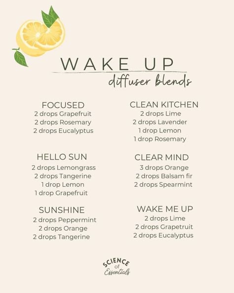 Morning Diffuser Blend, Young Living Essential Oil Diffuser, Doterra Diffuser Blends, Essential Oil Combinations, Essential Oil Diffuser Blends Recipes, Young Living Essential Oils Recipes, Diy Aromatherapy, Essential Oil Diffuser Recipes, Oil Diffuser Recipes