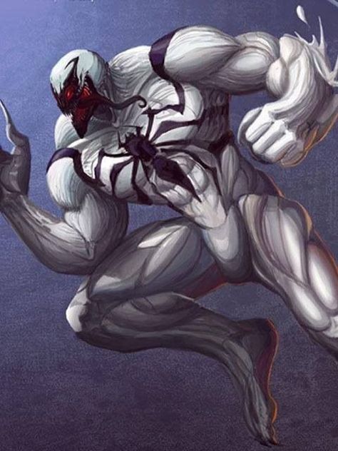 Anti Venom Marvel, Strange Dream, Zombie Apocalypse Outfit, Red Hood Comic, Anti Venom, Symbiotes Marvel, Venom Art, Panther Art, Marvel Champions