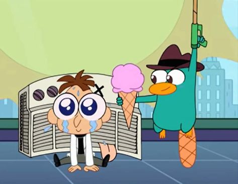 Perry The Platypus And Doofenshmirtz, Perry Doofenshmirtz, Perry The Platypus As A Human, Perry And Doofenshmirtz, Phineas And Ferb Wallpaper, Felix Tattoo, Phineas And Ferb Perry, Phineas E Ferb, Perry The Platypus