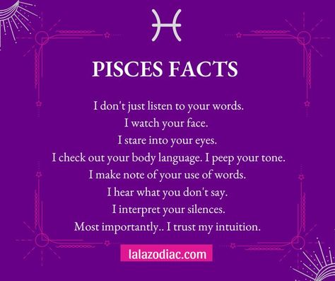 Pisces Intuition, Zodiac Vibes, Virgo And Pisces, Zodiac Stars, Pisces And Leo, Pisces Personality, No Ordinary Girl, All About Pisces, Intuition Quotes