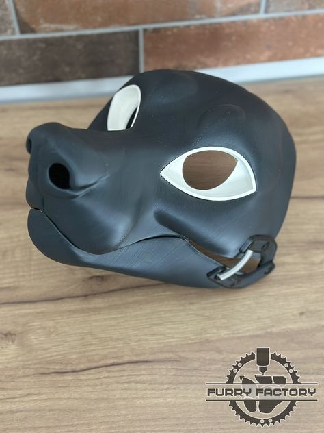 Semi Toony Fox Fursuit Head Base With Moving Jaw, Hinges / 3D Printed From PLA / - Etsy Canada Fox Fursuit, Fursuit Head Base, Head Base, Fursuit Head, Progress Photos, Work In Progress, 3d Printed, Hinges, 3d Printing