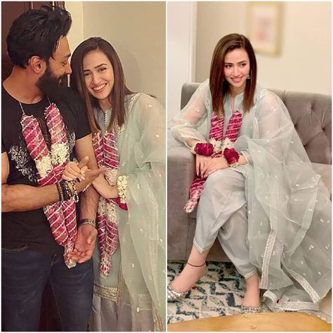 Bat Pakki Ideas, Baat Pakki Dress, Baat Pakki, Pakistan Drama, Engagement Look, Throwback Pictures, Bride Photography Poses, Beautiful Pakistani Dresses, Bride Photography