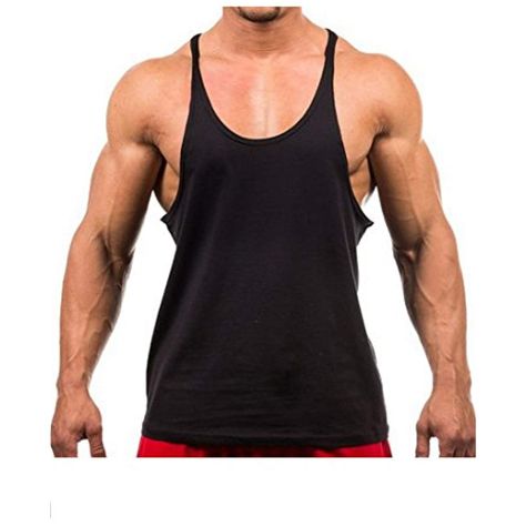 YAKER Men's Blank Stringer Y Back Bodybuilding Gym Tank Tops * Click on the image for additional details. (This is an affiliate link) #ExerciseFitness Sports Vest, Athlete Workout, Gym Tank Tops, Men's Muscle, Back Workout, Muscle Tees, Sleeveless Shirt, Gym Men, Mens Tank Tops