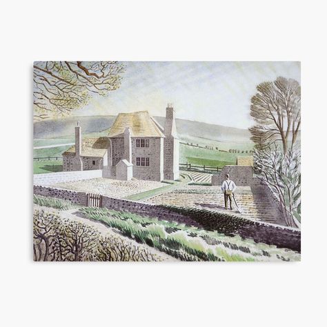 Art Greeting Cards, Postcard Collection, Postcard Printing, Rural Life, British Art, East Sussex, British Artist, Great Artists, Landscape Paintings