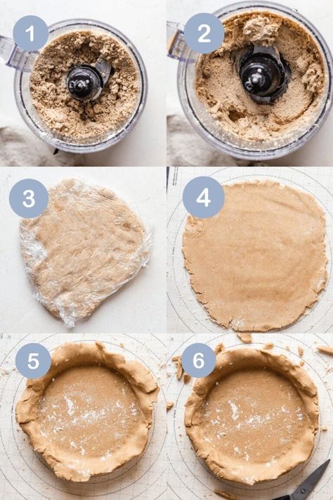 Easy Oat Flour Pie Crust Recipe (Vegan + Gluten Free) Story | The Banana Diaries Banana Apple Recipes, Oat Flour Pie Crust, Coconut Flour Pie Crust, Gluten Free Pudding, Banana Diaries, Apple Pie Crust, Vegan Pies Recipes, Decorative Pie Crust, Vegan Tarts