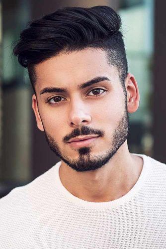 Undercut Curly Hair, Trendy We Fryzurach, Beard Styles Short, Undercut Men, Gents Hair Style, Best Beard Styles, Textured Haircut, Beard Hairstyle, Men Haircut Styles