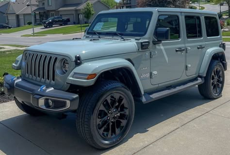 Jeep Wrangler Earl Gray, Earl Gray Jeep Wrangler, Grey Jeep Wrangler Aesthetic, Earl Grey Jeep Wrangler, Earl Grey Jeep, 2024 Jeep Wrangler, Grey Jeep, Jeep Wrangler Colors, Blue Jeep Wrangler