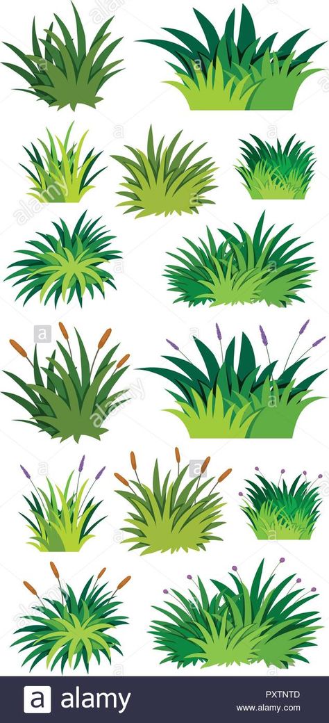 Grass Craft Ideas, Cute Grass Drawing, Grass Illustration Pattern, Grass Texture Drawing, Grass Texture Seamless, Grass Craft, Vector Grass, Grass Aesthetic, Sharpie Art Projects