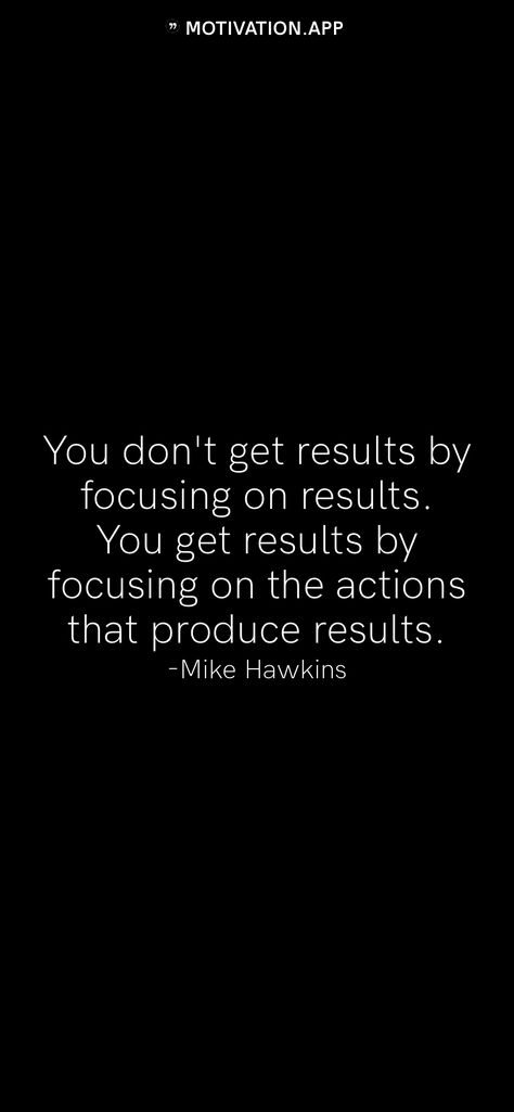 Focus On The Process Not The Result, Inspiring Mantras, Results Quotes, Stop Expecting, Motivation App, Insightful Quotes, Half Marathon, Motivation Quotes, Daily Motivation