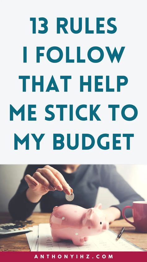 How To Stick To A Budget: 13 Tips To Make It Work! - Anthony Ihz Sticking To A Budget, How To Stick To A Budget, How To Create A Budget Step By Step, Ynab Budget Tips, Budget Break Down, How To Budget For Beginners Step By Step, How To Create A Budget, Budget Planner Worksheet, Spring Vision Board