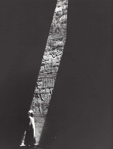 Kees Scherer, Ptolemaic temple, Egypt, 1968 Egyptian Man, Egyptian Temple, Temple Photography, Dutch Artists, Egyptian Art, Luxor, Ancient Art, Ancient Egyptian, Ancient Egypt