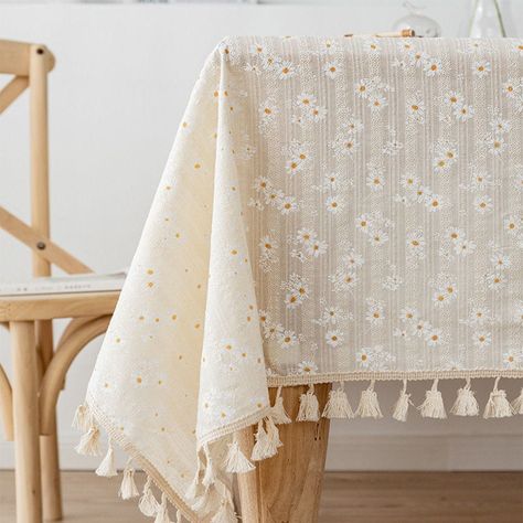 Wedding Dining, Table Cloth Decorations, Tafel Decor, Mesa Exterior, Floral Tablecloth, Rectangle Tablecloth, Lace Tablecloth, Cotton Tablecloths, Rectangle Table