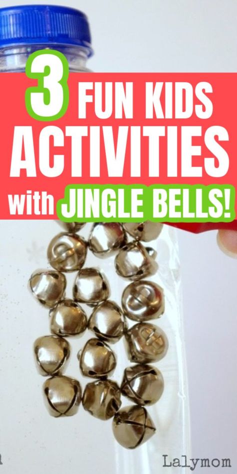 Welcome back to another week of Fine Motor Fridays! This week at Lalymom, I've got some fun Christmas Activities for Kids! These ones all use jingle bells, which we found to be a very fun material to play with this time of year! Toddlers will love these activities using magnet wants but preschoolers will, too! Jingle over to Lalymom for these awesome activities! Christmas Party Stations, Jingle Bell Game, Stem Preschool, Jingle Bell Crafts, Christmas Science Activities, Party Stations, Kids Holidays, Classroom Homeschool, Christmas Science