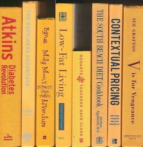 Mustard Decor, Orange Books, Happiness Advantage, Orange Book, Library Wedding, Book Background, Yellow Theme, Office Photo, Book Spine