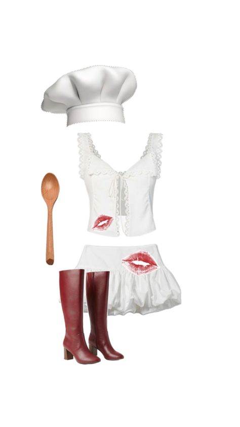 Kiss Halloween Costumes, Kiss Cute, Kiss Costume, Themed Halloween Costumes, Chefs Kiss, Costume Inspo, Unique Halloween Costumes, Halloween Costume Outfits, 4th Of July Outfits