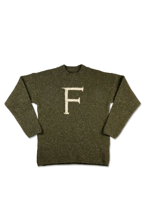 Image for F For Fred Adult Sweater from UNIVERSAL ORLANDO Weasley Twins Imagines, Movie Decorations, Weasley Sweater, Hermione Granger Aesthetic, Harry Potter Sweater, The Wizarding World Of Harry Potter, Weasley Twins, Fred Weasley, School Wear