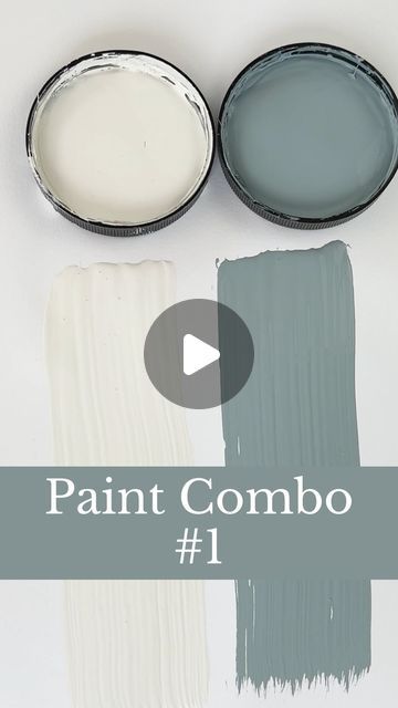 Heaven On Earth Benjamin Moore, Adding Color To White Bathroom, Bm Van Courtland Blue, 2 Tone Wall Paint Ideas, Bm Cloud White, Warm Blue Paint Colors, Two Tone Cabinets Color Combos, Van Courtland Blue, White Kitchen Paint Colors