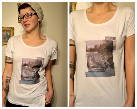 Diy T Shirt Printing, Design Your Own Tshirt, Make Your Own Tshirt, Magazine Clippings, Make Your Own Shirt, T Shirt Transfers, T Shirt Art, Diy Clothing, Tshirt Art