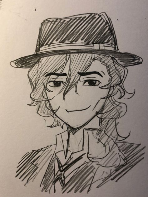 Chuuya Drawing Sketch, Bsd Coloring Page, Bsd Drawing Ideas, Chuuya Doodle, Chuuya Nakahara Drawing, Chuuya Reference, Two Characters Poses Reference, Chuuya Sketch, Bsd Doodles