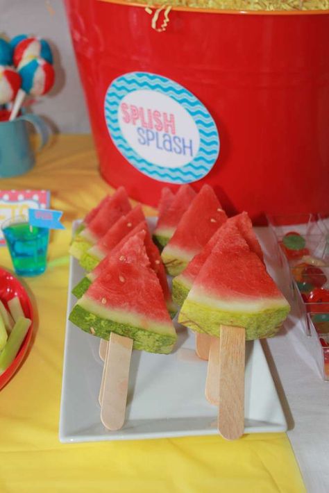 Summer Water Birthday Party, Two Cool Birthday Party Boy Popsicles, Splash Splash Birthday Bash, Splash Park Birthday Party, Splash Pad Party Ideas, Splish Splash Baby Bash, Splash Pad Birthday Party Ideas, Water Park Birthday Party Ideas, Splash Pad Birthday Party