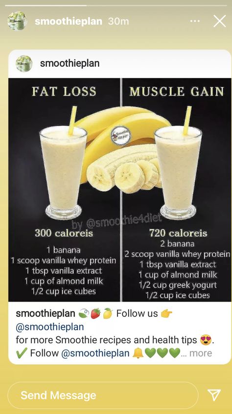 100 Calorie Smoothie, 500 Calorie, Gym Food, 500 Calories, 100 Calories, Abayas Fashion, Whey Protein, Protein Shakes, Greek Yogurt