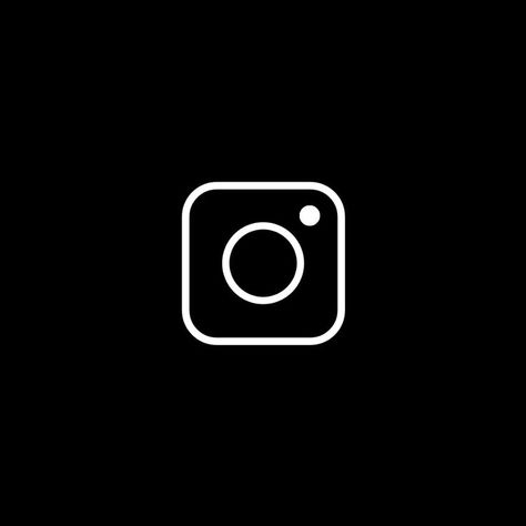 Instagram Logo White Background, Black And White Icons For Instagram, Iphone Widgets Black And White, Black And White Logos For Apps, Instagram Logo Black Screen, Instagram Logo Aesthetic Black, Black Icon For Instagram, Black App Icons Instagram, Black Logos Apps