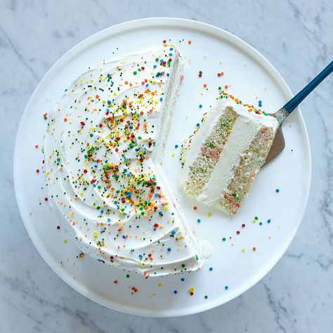 Funfetti Ice Cream, Diy Ice Cream Cake, Ice Cream Cake Recipe, Birthday Baking, Diy Ice Cream, Funfetti Cake, Coconut Cake, Everyday Moments, Ice Cream Cake