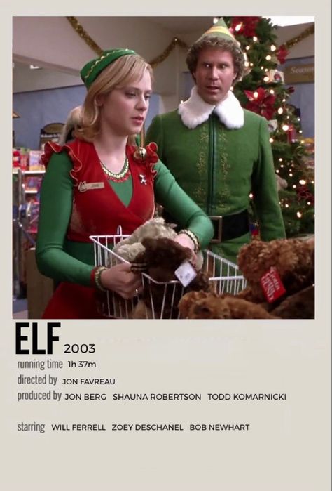 Elf Poster, Elf The Movie, Last Christmas Movie, Christmas Movies List, Xmas Movies, Christmas Bucket, Christmas Films, French Movies, Elf Movie