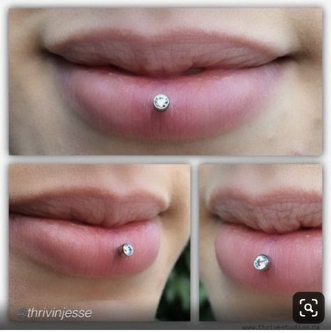 Lower Lip Piercing, Labret Vertical, Ashley Piercing, Piercing Labret, Bellybutton Piercings, Face Piercings, Multiple Ear Piercings, Cool Piercings, Ear Piercings Cartilage