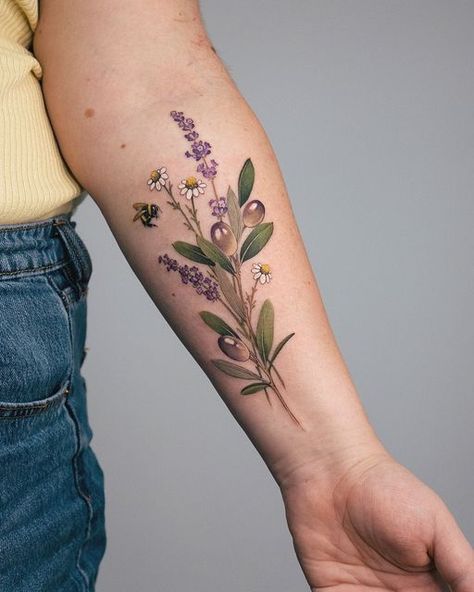 Wax Flower Tattoo, Best Flower Tattoos, Anarchy Tattoo, Wax Flower, Wax Flowers, Best Girl, Tattoo Supplies, S Tattoo, Olive Branch