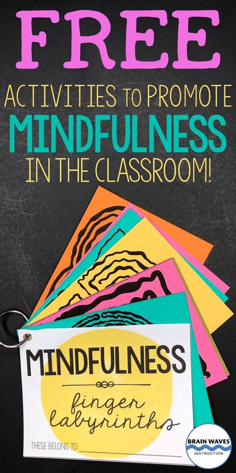 Check out this collection of mindfulness activities! Discover how mindfulness can help students. Then, download the free mindfulness quotes and finger labyrinths to easily infuse mindfulness into any classroom! Mindfulness Classroom, Teaching Mindfulness, Language Games, Classroom Essentials, Sensory Bags, Responsive Classroom, Elementary School Counseling, Literacy Resources, School Social Work