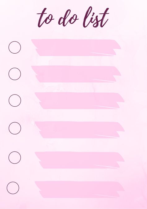 Pink To Do List Template, Planing Aesthetic Idea, Pink To Do List, To Do List Stickers, Goodnotes Ideas, To Do List Aesthetic, Monday Mindset, Pink Daily Planner, To Do Lists Aesthetic