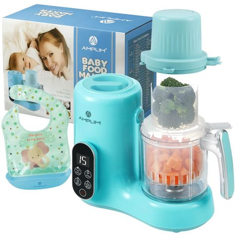 LIMITED TIME DEAL! Baby Food Maker | Baby Food Processor | Baby Food Steamer | Baby Blender | Baby Puree Maker | Amplim 11-in-1 Baby Food Grinder Chopper Juicer Defroster Reheater Cooker Meal Station Bottle Warmer Baby Food Steamer, Best Baby Food Maker, Baby Blender, Baby Food Maker, Baby Food Processor, Food Steamer, Homemade Meals, Baby Puree, Baby Puree Recipes