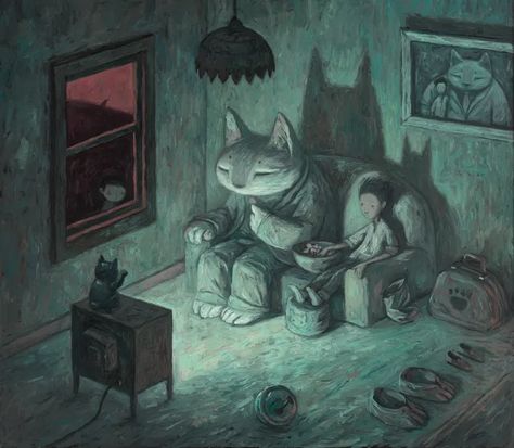 Shaun Tan, Armand Baltazar, and Gregory Manchess on Artists Becoming Authors and the Future of Graphic Storytelling | Tor.com Soreal Art Painting, Shaun Tan, Andrew Wyeth, Summer Books, Arte Inspo, Arte Fantasy, Art And Illustration, Childrens Illustrations, Children's Book Illustration