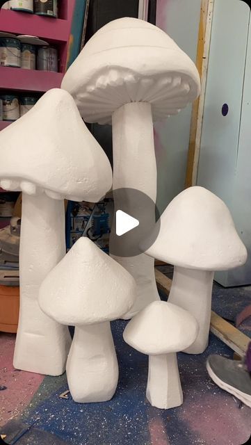 KR Prophouse LLC on Instagram: "I’ve loved this movie since I was a little girl! I finally got to make props for it. I think this is a big one! Follow along with the process before the grand reveal. 
Don’t be afraid to share.
.
#aliceinwonderland #explorepage #bts #goodmorningpost #processvideo #krprophouse #3dcarving #handcarved #mushrooms #foamcarve #atlantaprops #aliceinonederland #1stbirthday #1stbirthdayideas #1stbirthdaydecorations #aliceinwonderlandparty #foamprops" Giant Mushrooms Diy, Foam Props, Giant Mushroom, Foam Carving, Expanding Foam, Good Morning Post, 1st Birthday Decorations, Alice In Wonderland Party, Alice In Wonderland