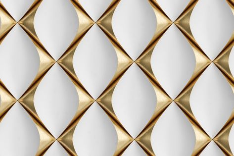 Premium Photo | 3d wall panels made of white leather with gold decorative elements Decorative Wall Panels Texture, Leather Wall Panels, 3d Wall Tiles, Wall Tiles Design, Wall Panel Design, Interior Wall Paint, Wallpaper Interior, Column Design, Bedroom False Ceiling Design