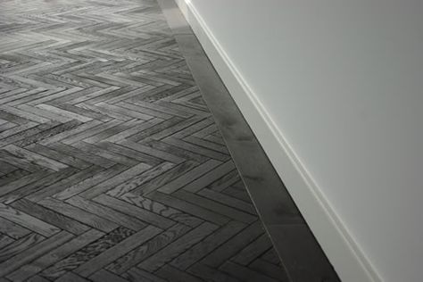 black herringbone timber parquet floor  Would need to fit with the house but it's a dream to have a parquet floor one day (reclaimed). Black Herringbone Floor, Herringbone Wood Floor, Herringbone Wood, Floor Pattern, Black Herringbone, Herringbone Floor, Flooring Inspiration, Parquetry, Hardwood Tile