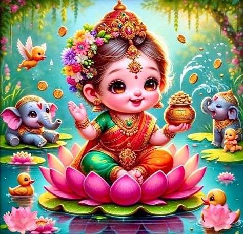 Birthday Scrapbook Layouts, Photos Of Ganesha, Diwali Poster, Pregnancy Art, Krishna Drawing, Cute Mobile Wallpapers, Cute Bear Drawings, Lakshmi Images, Baby Krishna