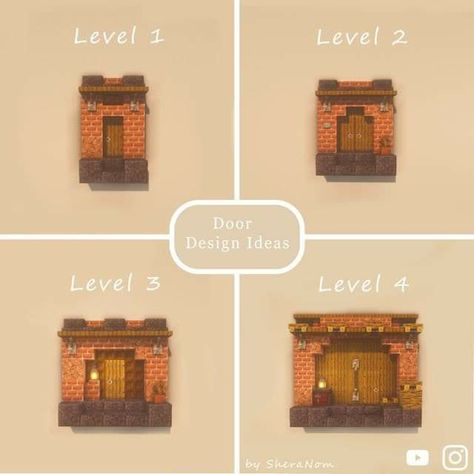 Big House Ideas, Minecraft Wall Designs, Minecraft Steampunk, Minecraft Wall, Minecraft Interior, Minecraft Interior Design, Bangunan Minecraft, Big Doors, Diy Minecraft